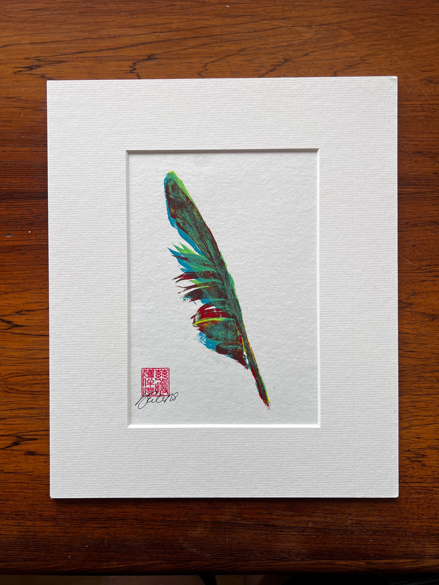 Feather Greeting Card