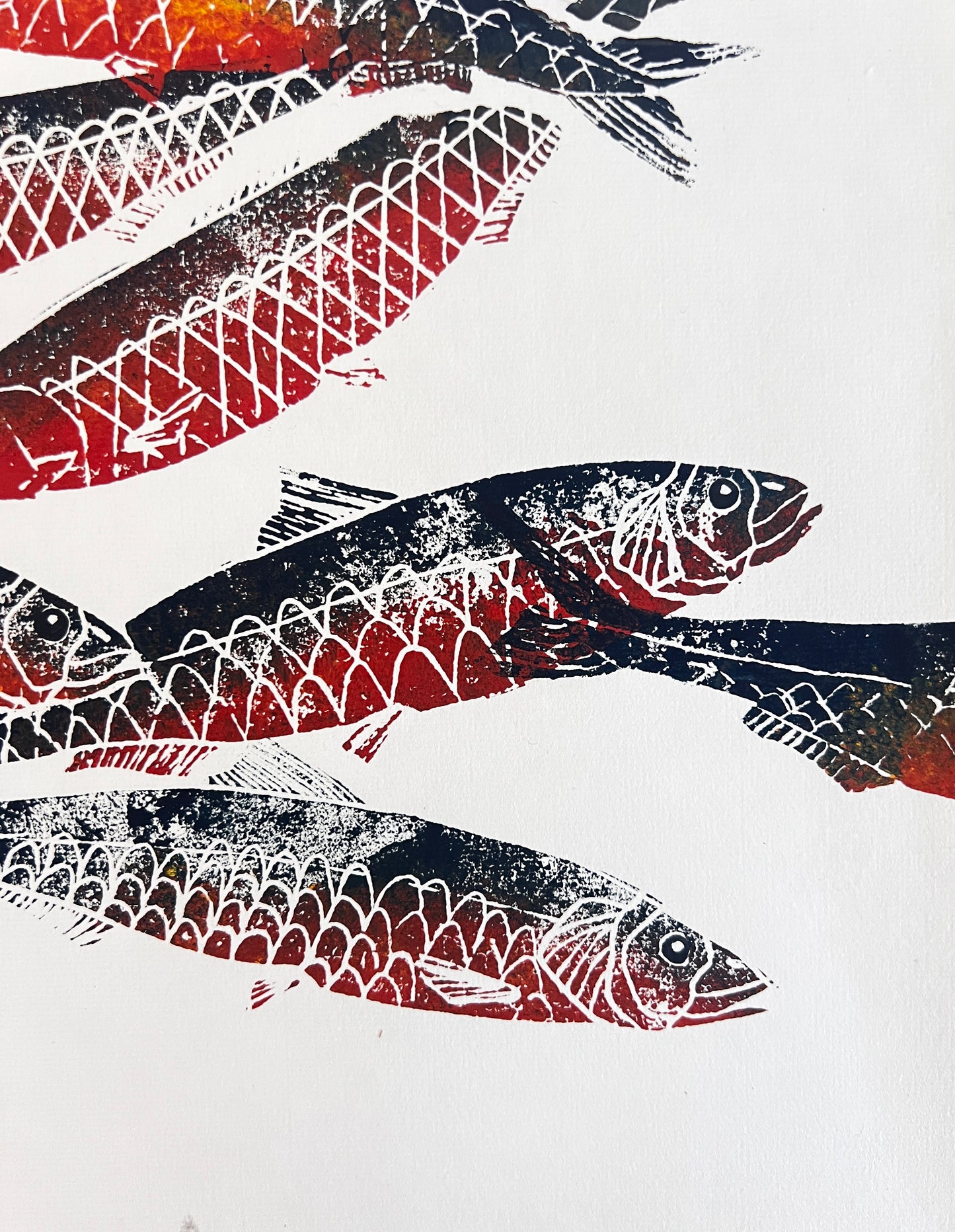Sardine Lino Print Gyotau