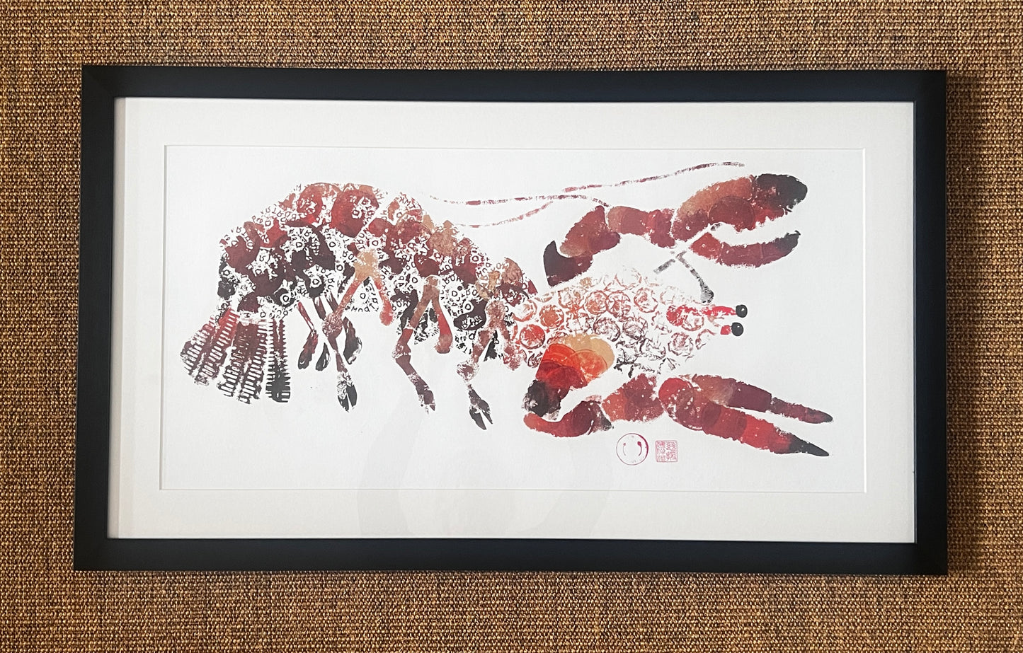 Framed Locusta Plasticus