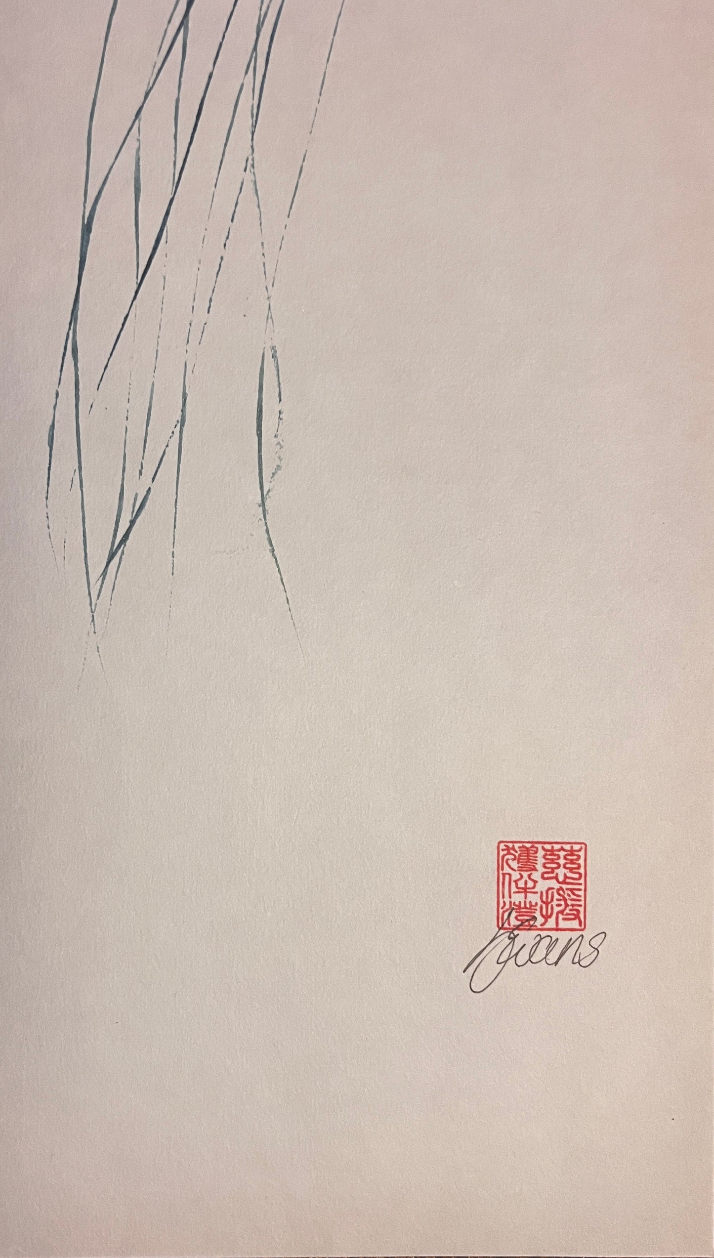 GYOTAKU PRINT TAKEN FROM A JELLY FISH