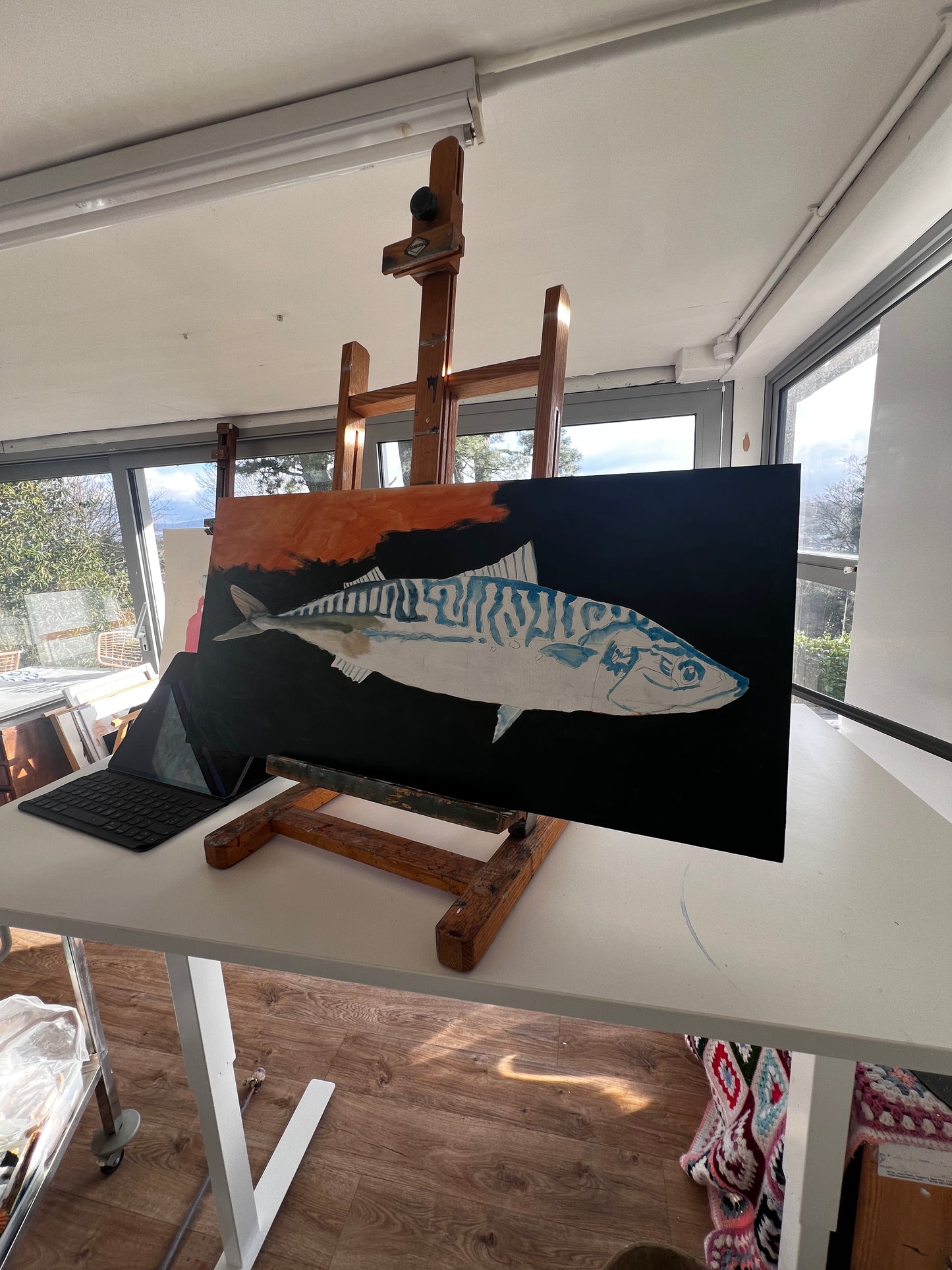 Mackerel Oil on Board