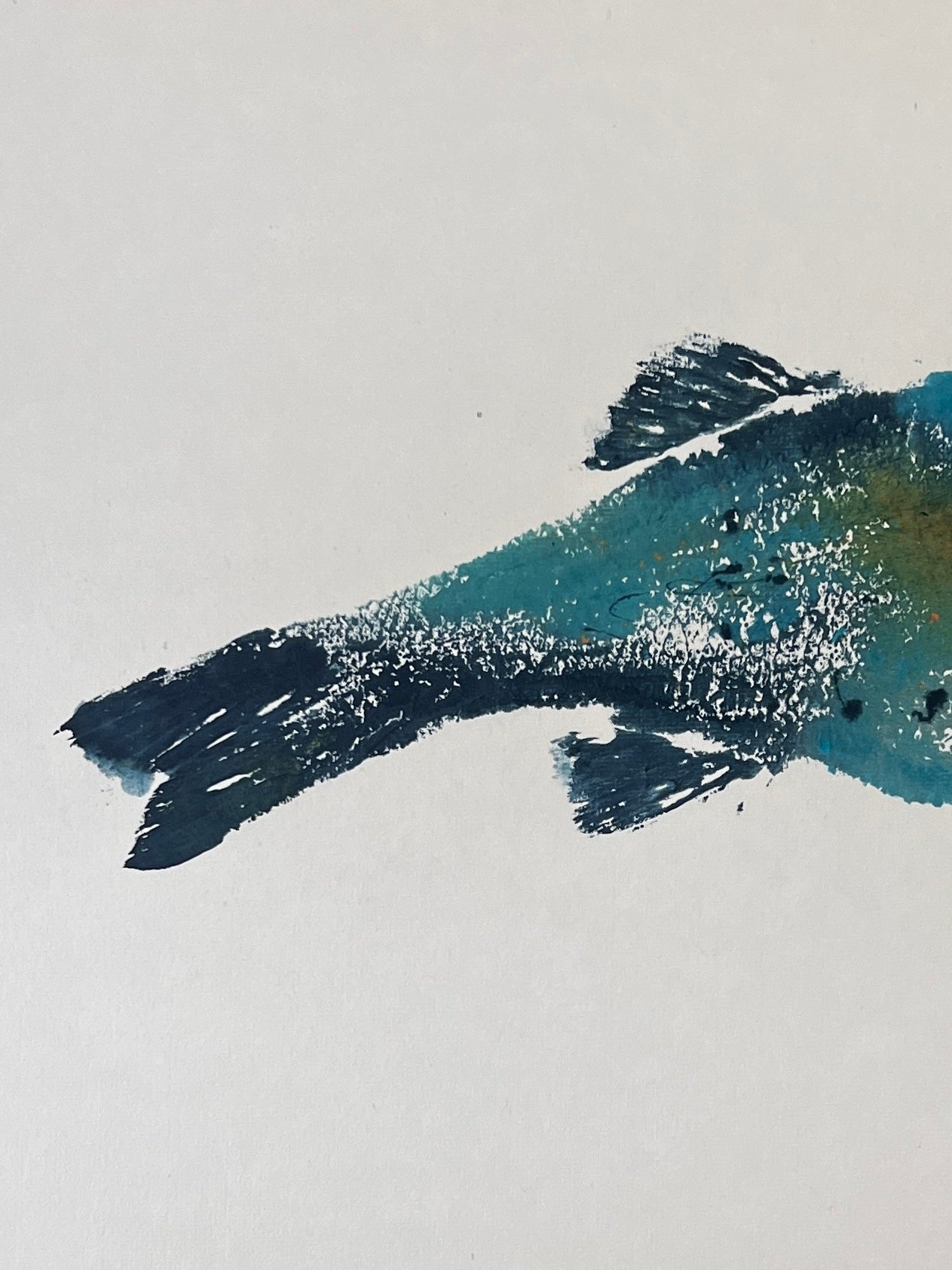 Anglesey Sea Bass Gyotaku