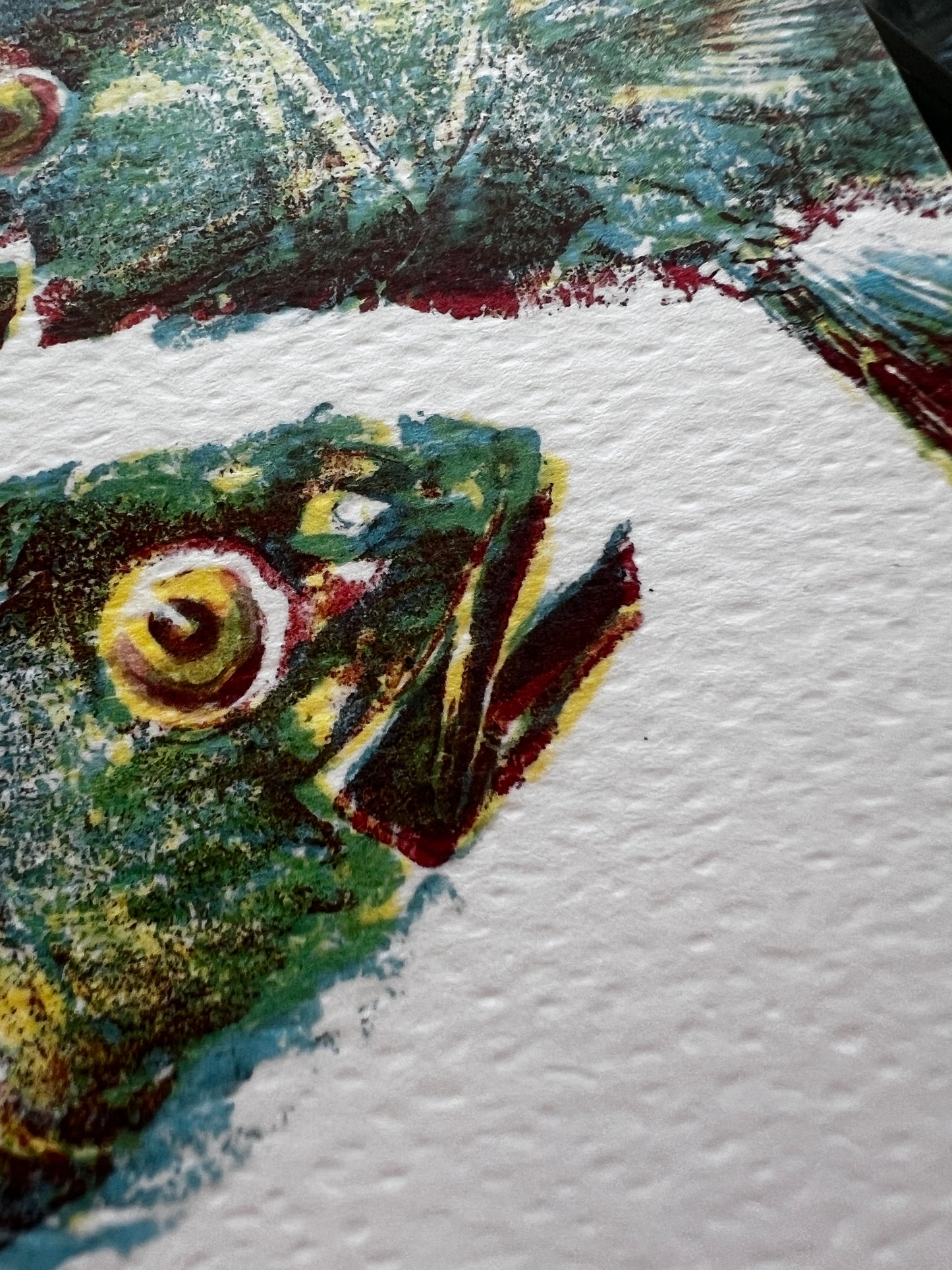 Bass Heads Greeting Card
