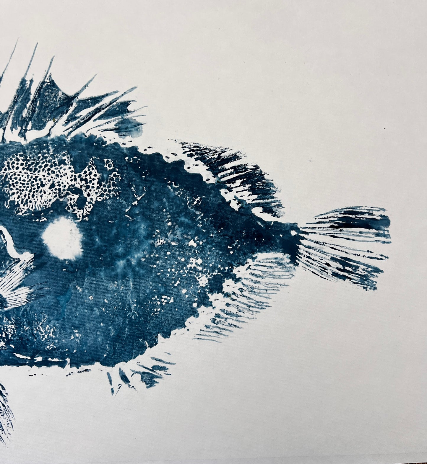 Gyotaku of John Dory