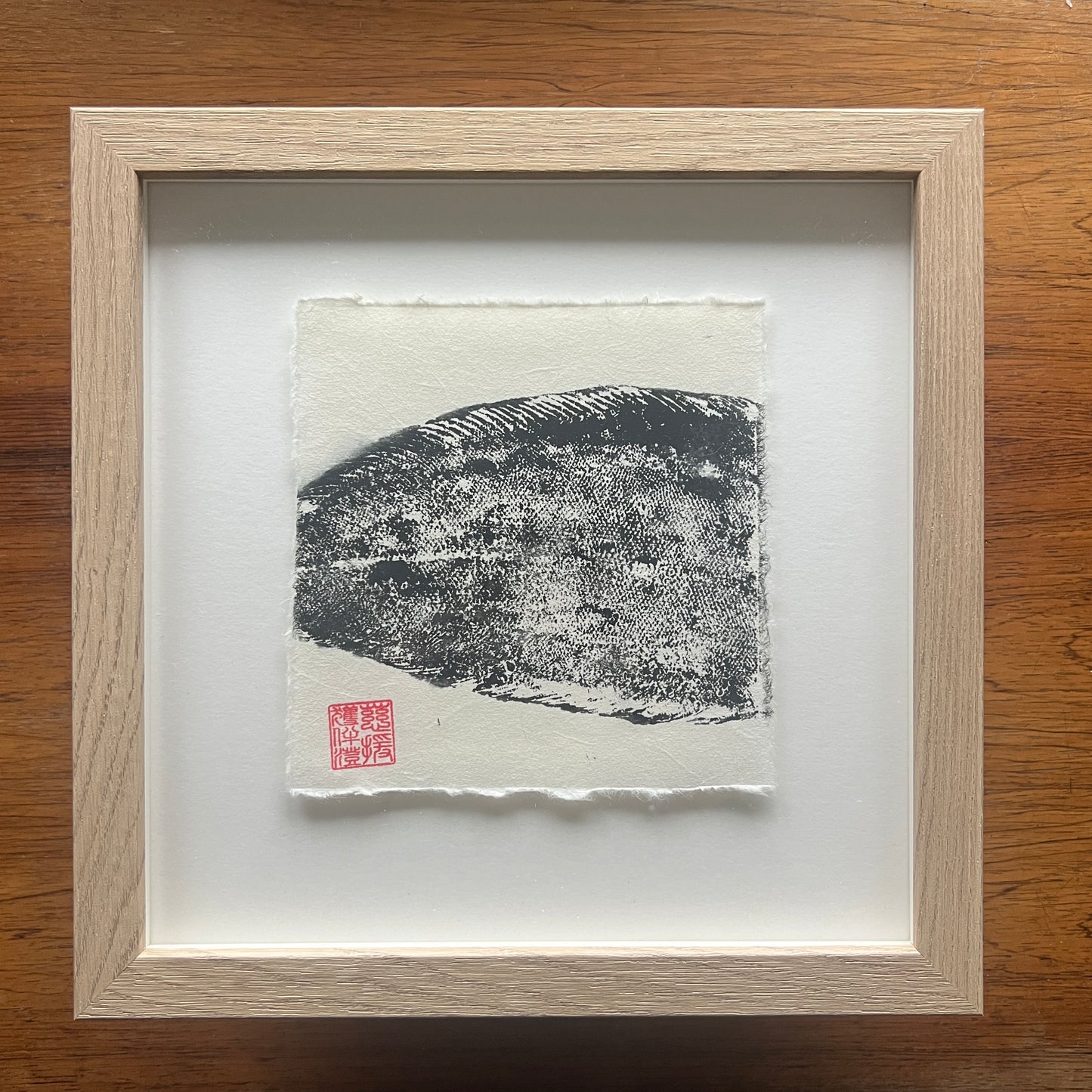 Dover Sole Mini Print – Black Ink on Thai Mulberry Paper