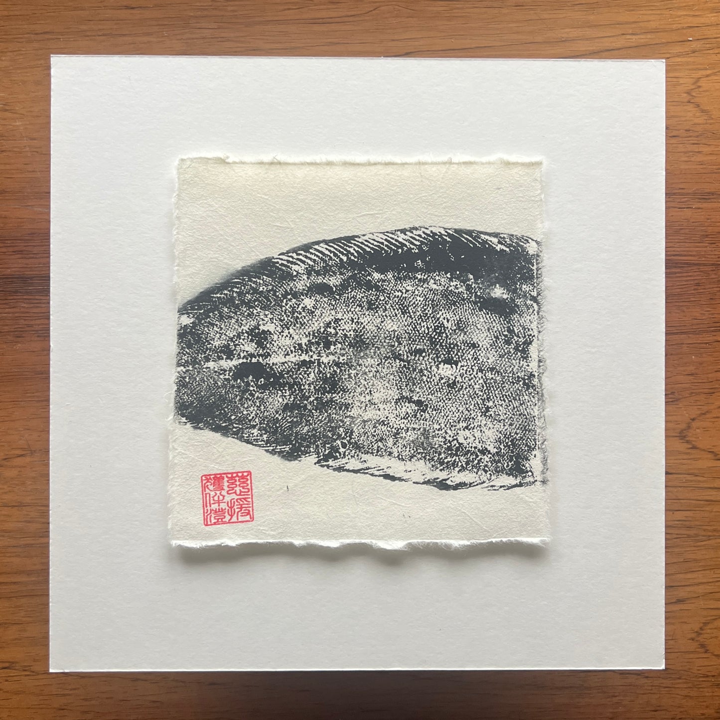 Dover Sole Mini Print – Black Ink on Thai Mulberry Paper