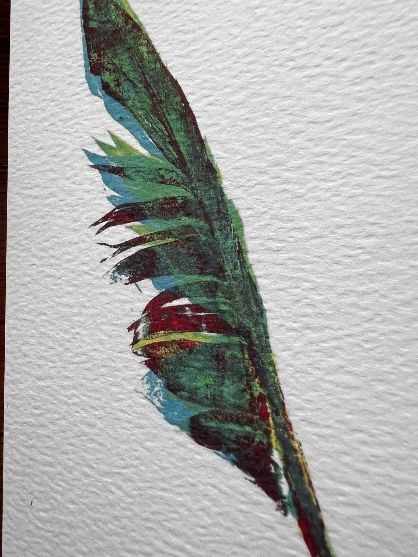 Feather Greeting Card