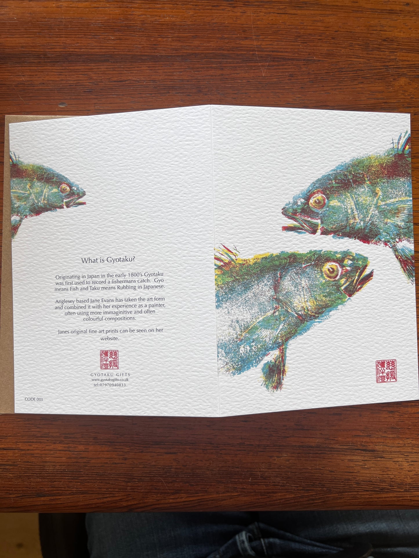 Bass Heads Greeting Card