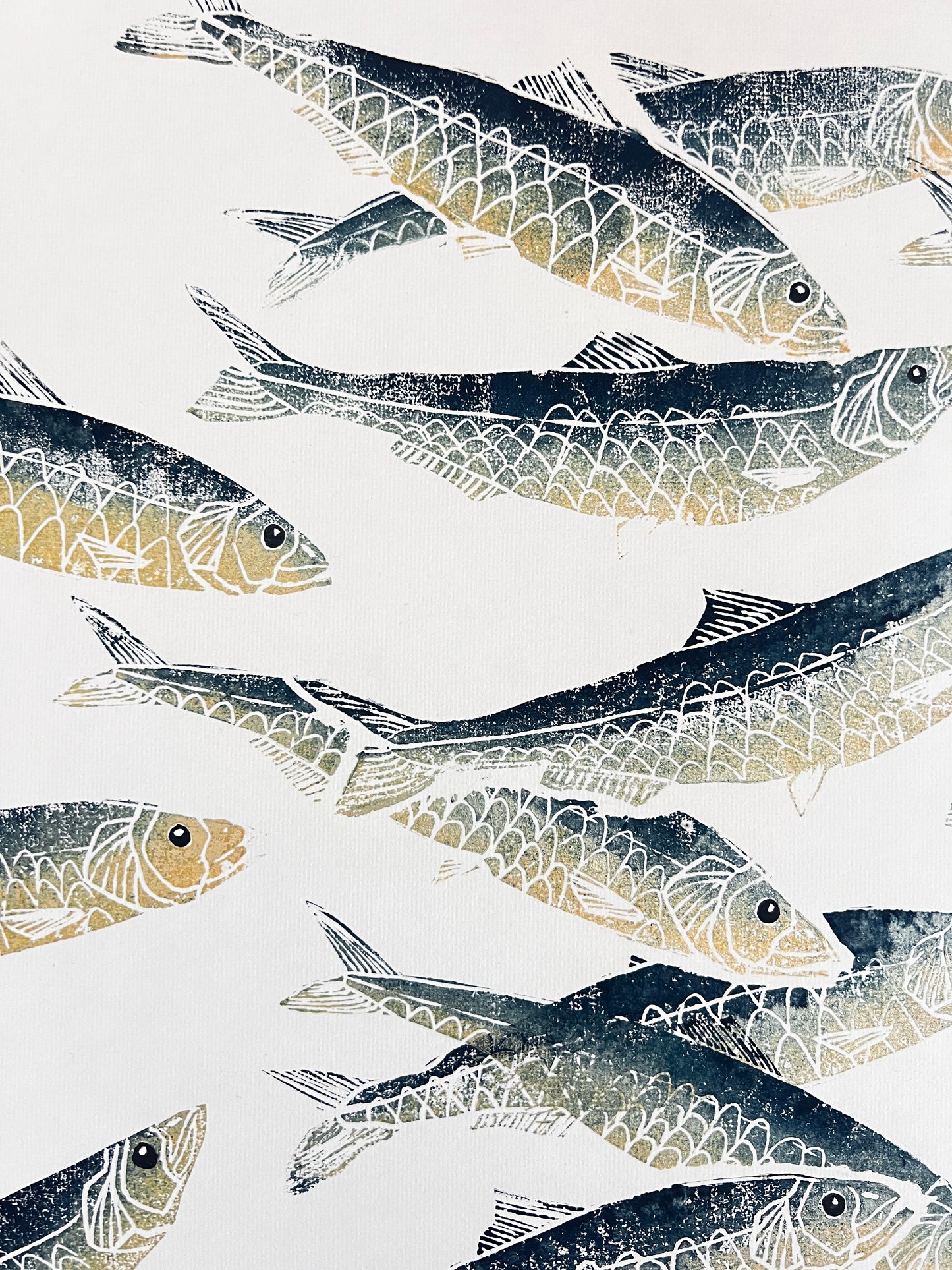 Sardine Lino Print Gyotau