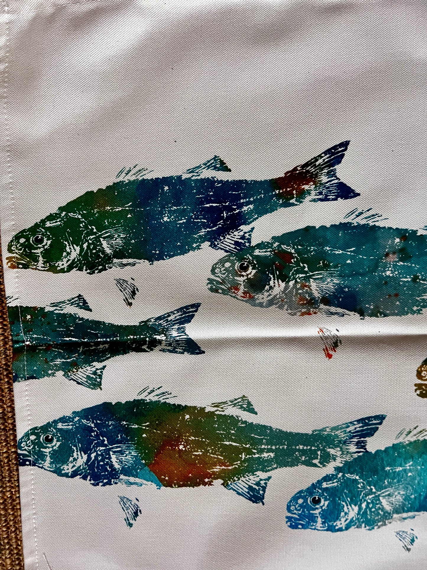 Sea Bass Tea Towel