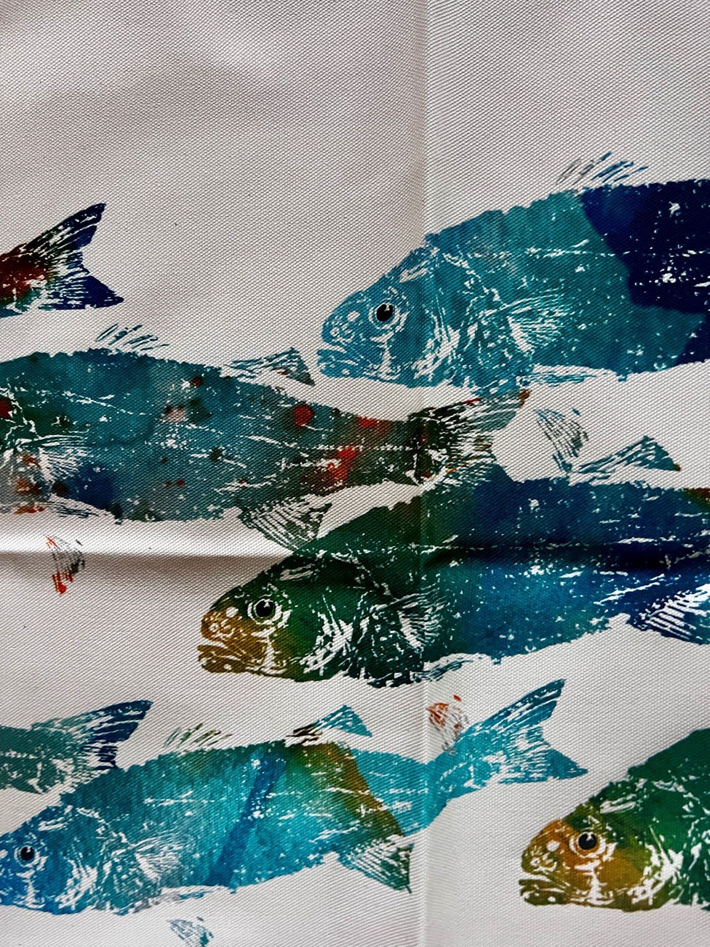 Sea Bass Tea Towel