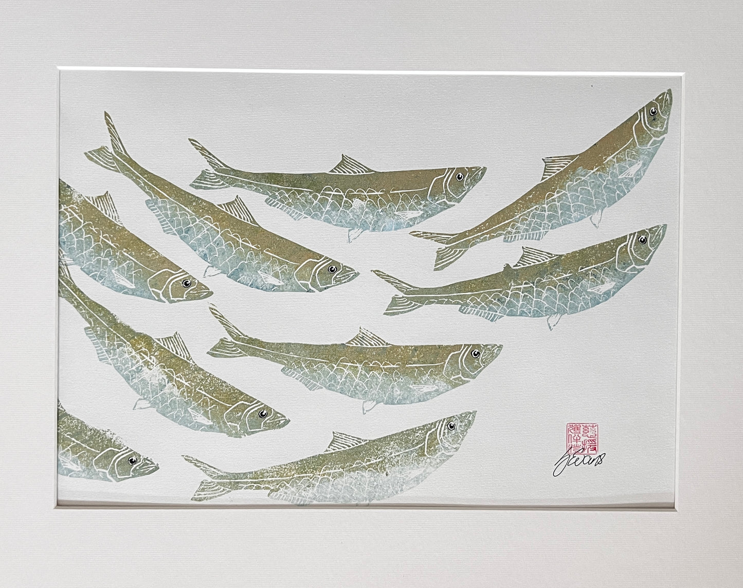 Sardine Lino Print Gyotau