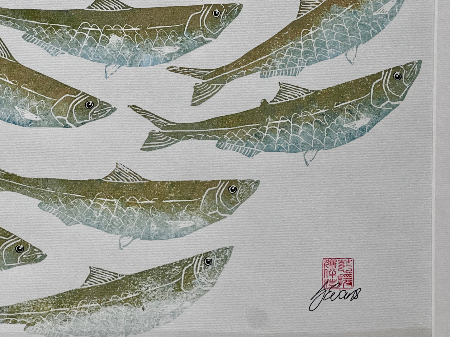 Sardine Lino Print Gyotau