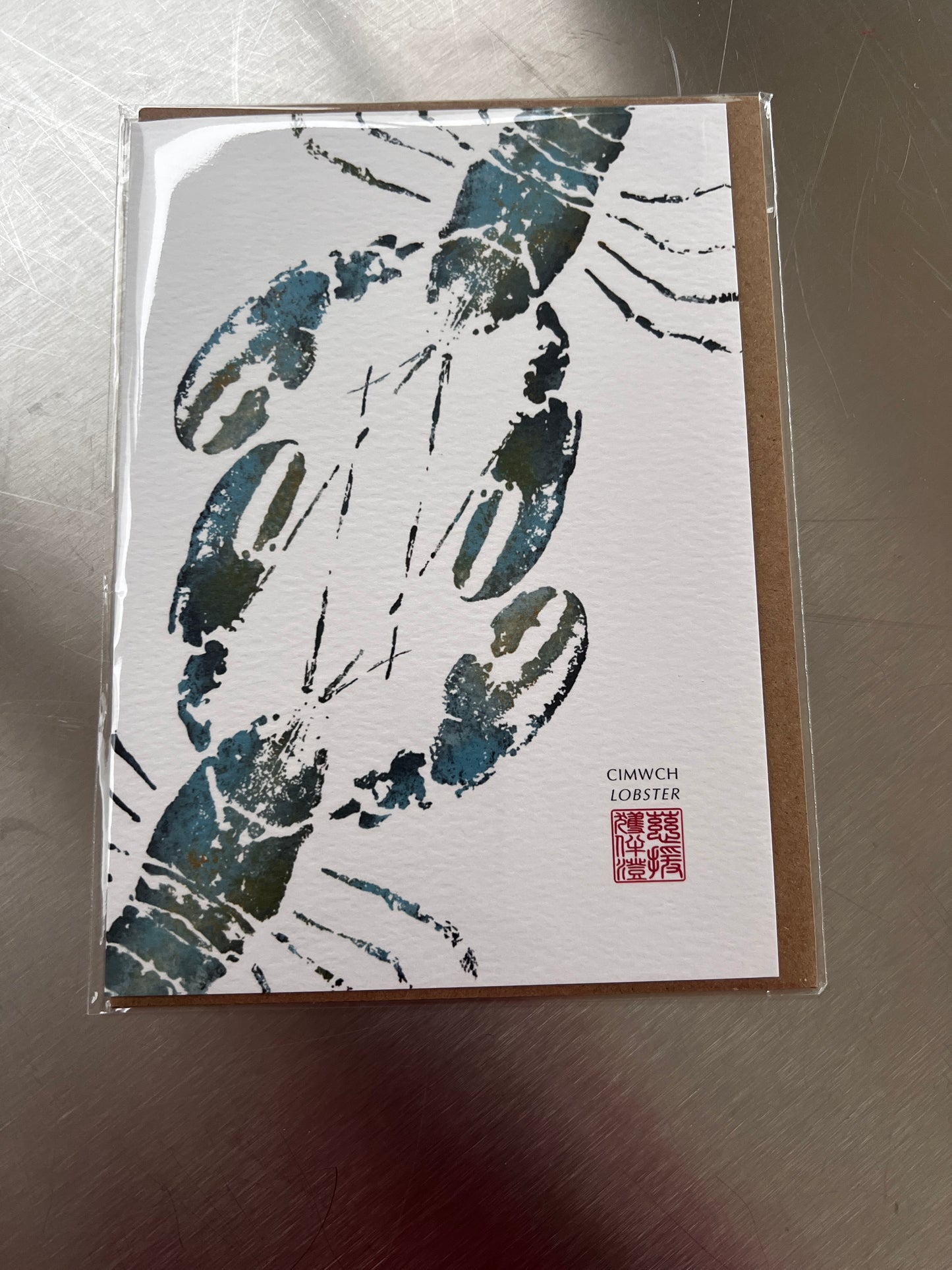 Two Lobster Greeting Card