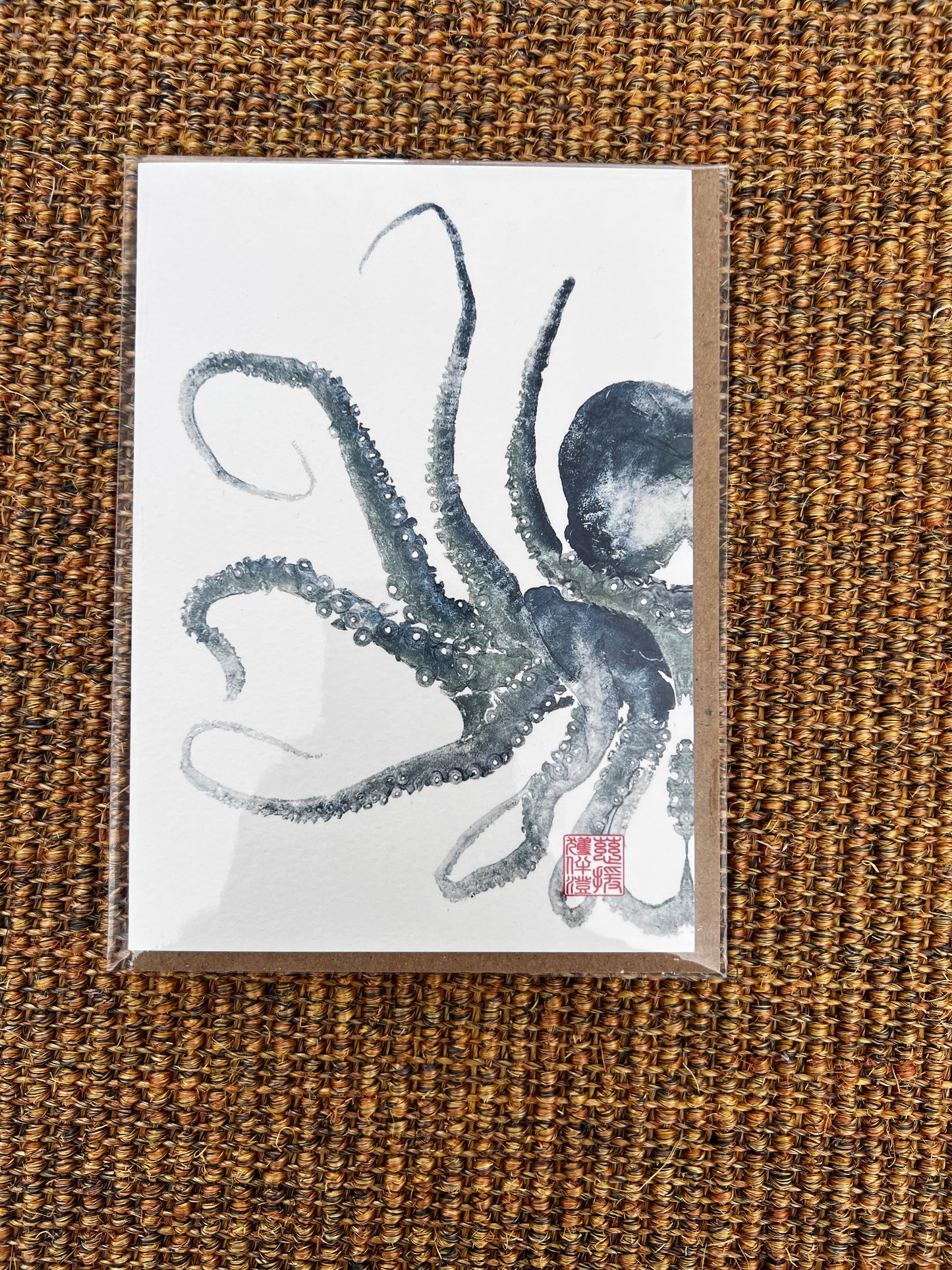 Octopus Greeting Card