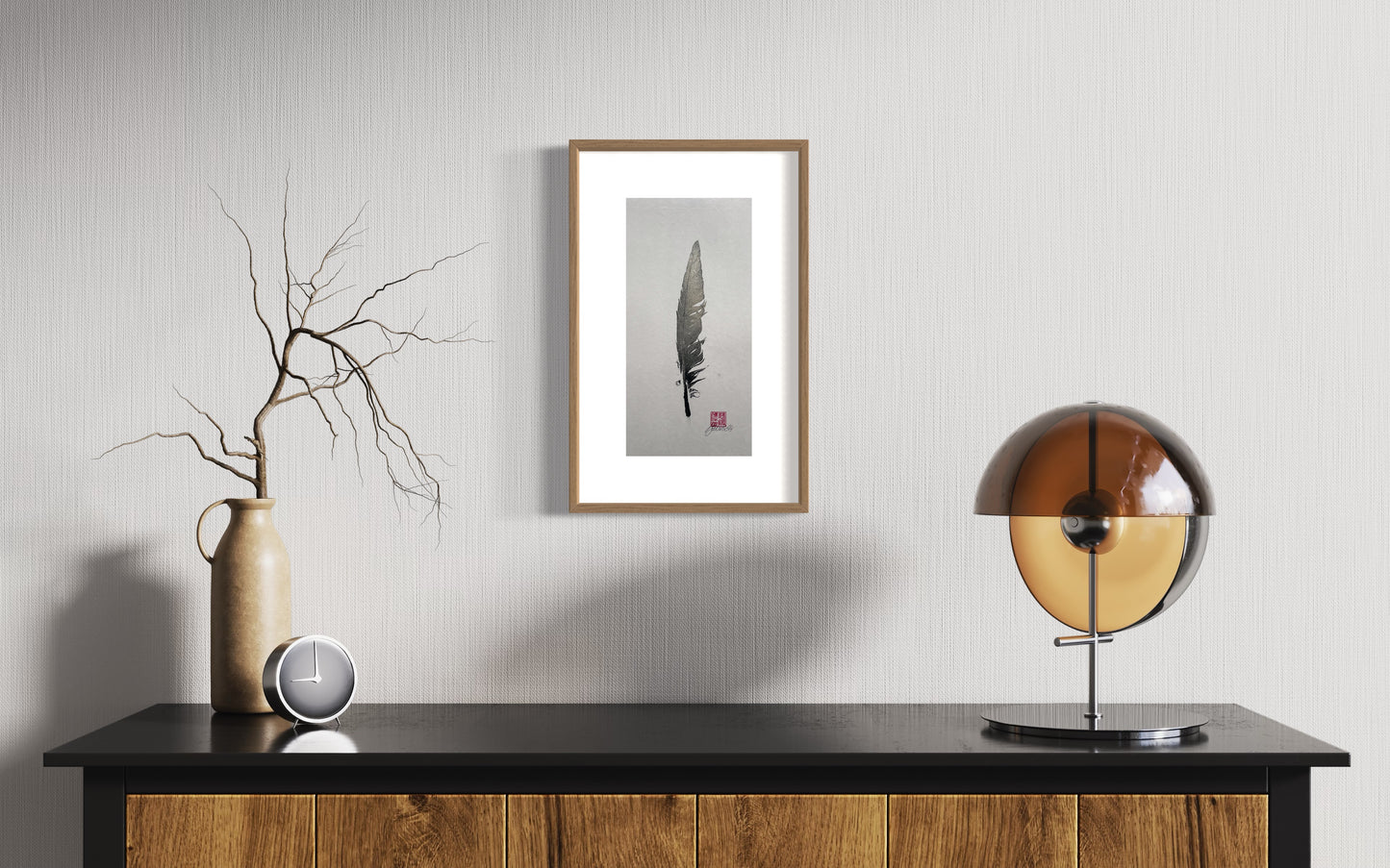 Feather Gyotaku