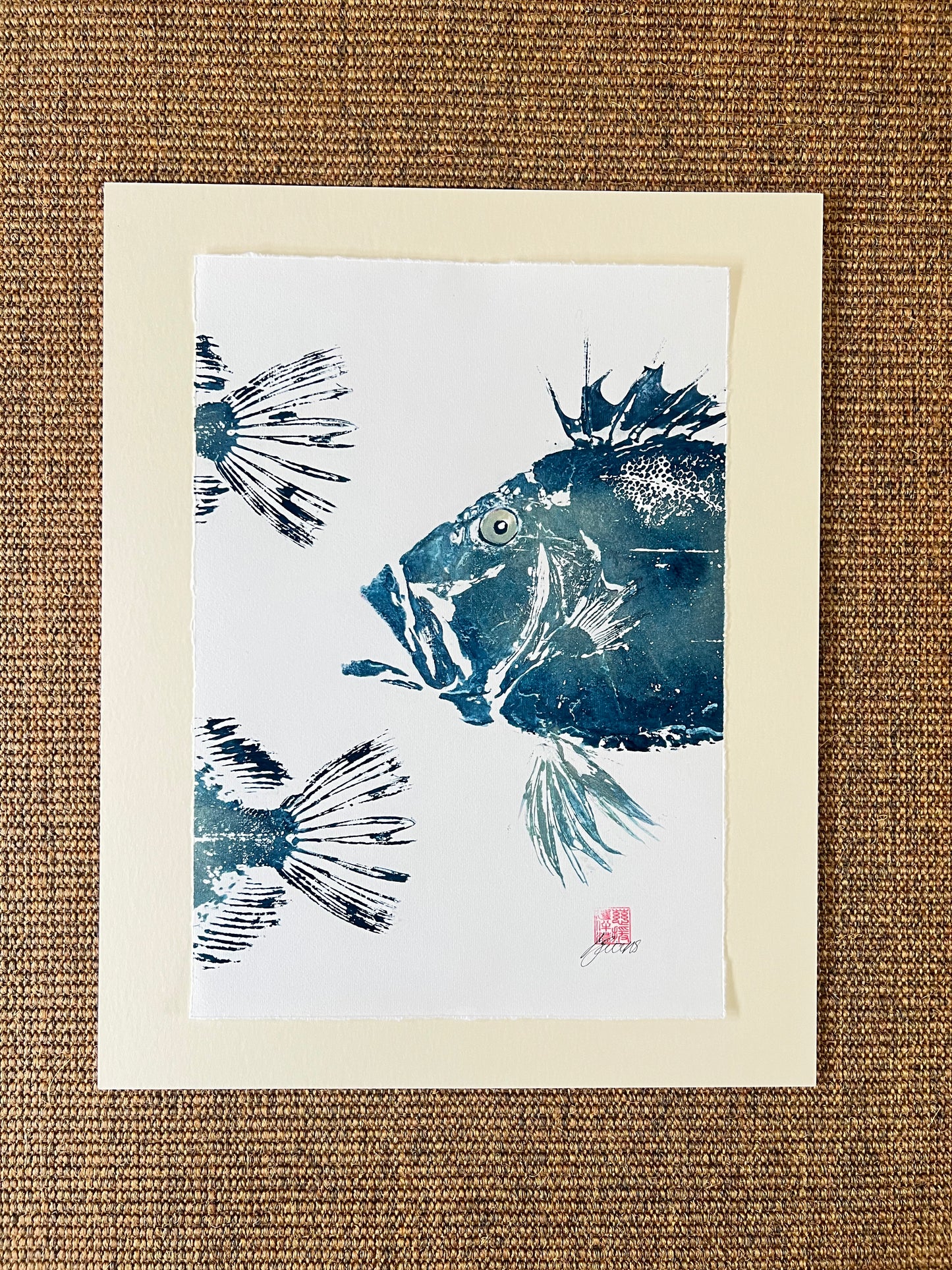 John Dory – Gyotaku Print A3