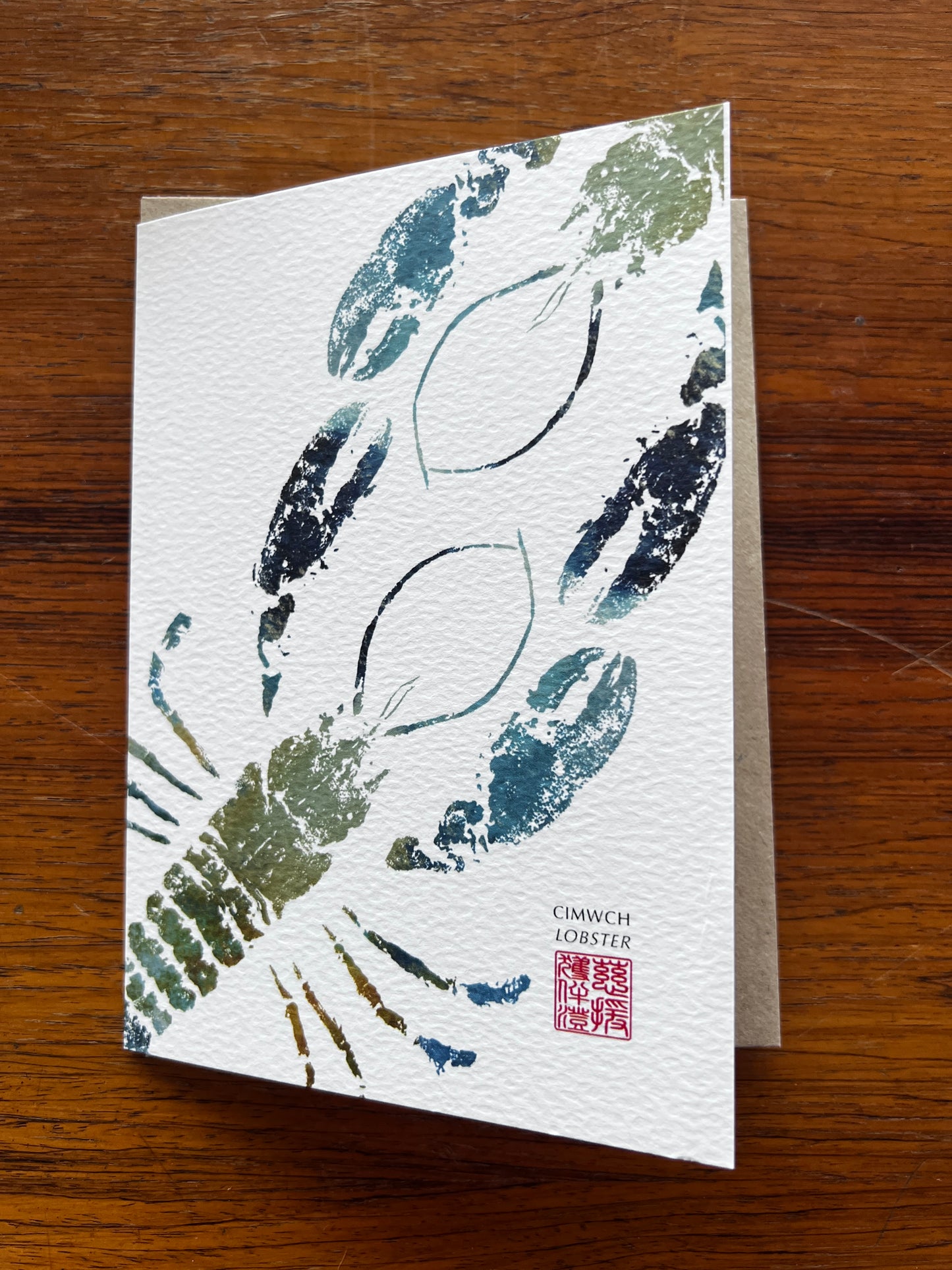 Lobster and Sea Bass Greeting Cards Set of Five