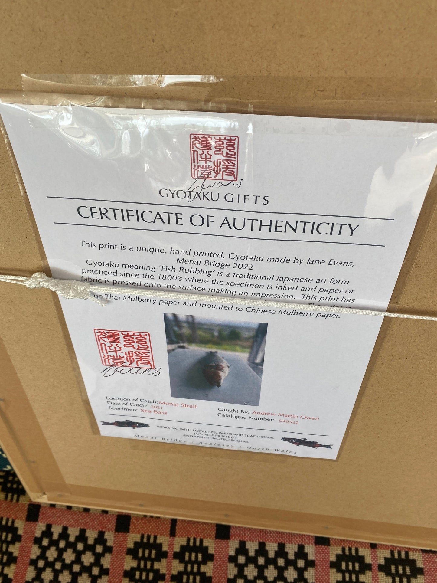 Cornish John Dory Gyotaku Print