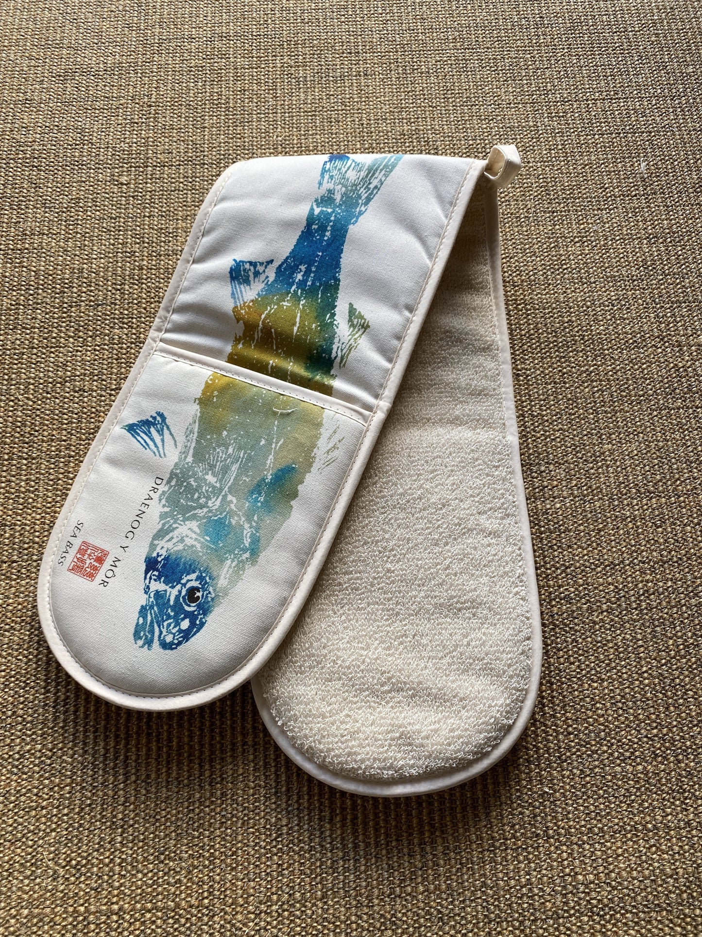 Sea Bass Kitchen Textile Gift Box