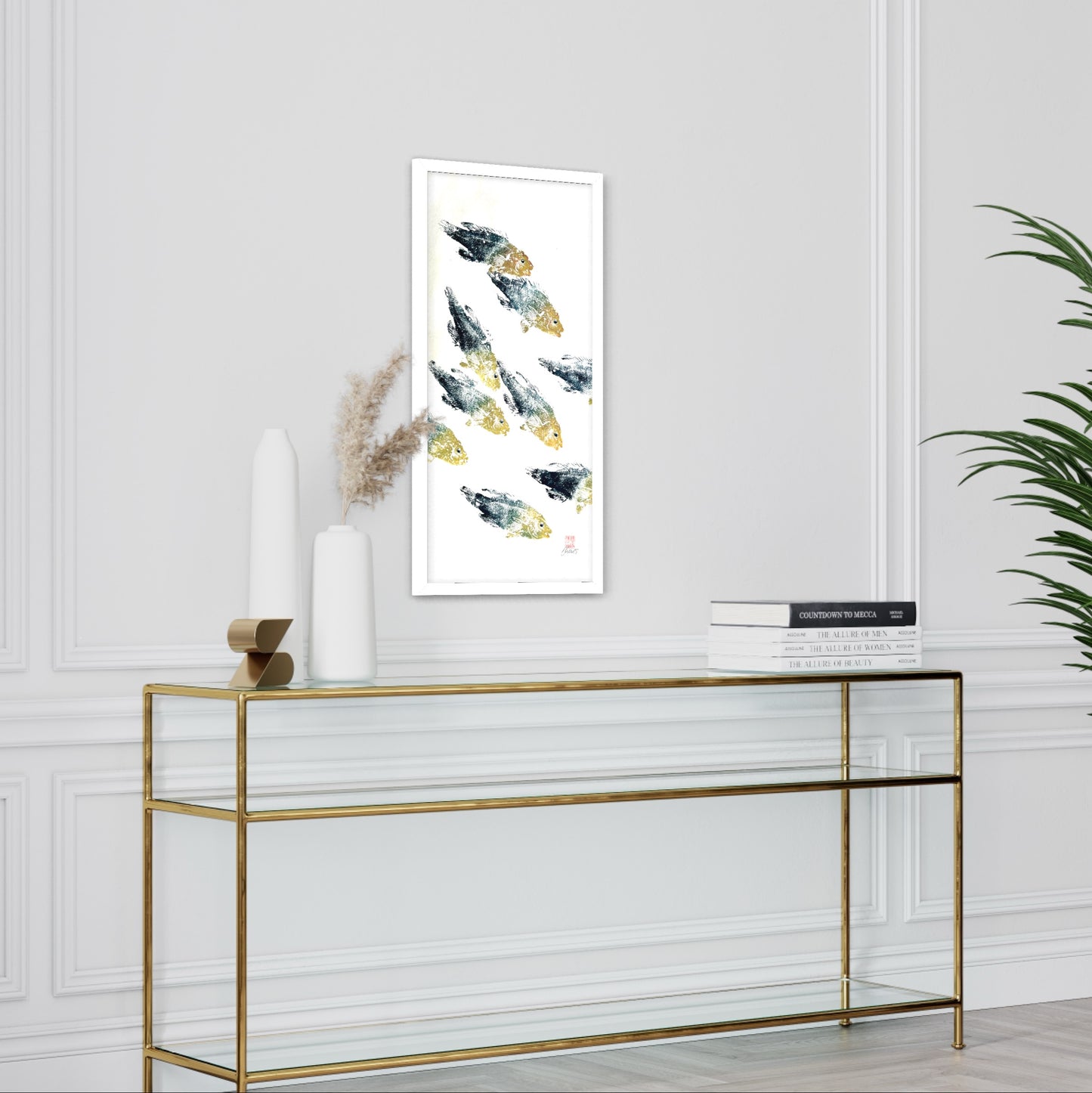 Wrasse Gyotaku Print