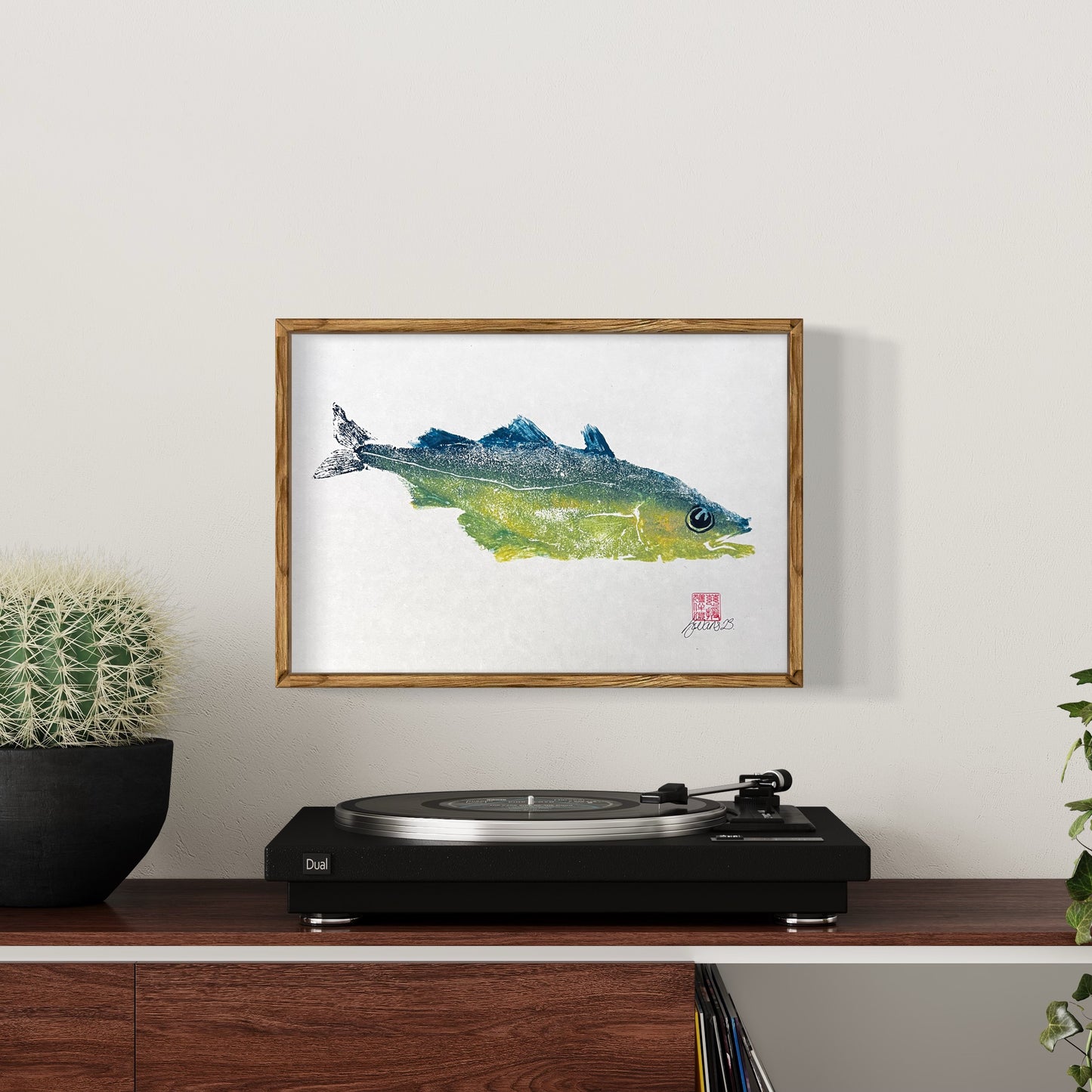Menai Strait Pollock A3