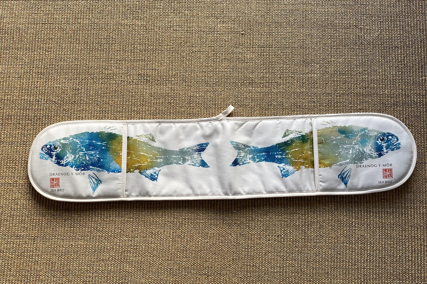 Sea Bass Kitchen Textile Gift Box