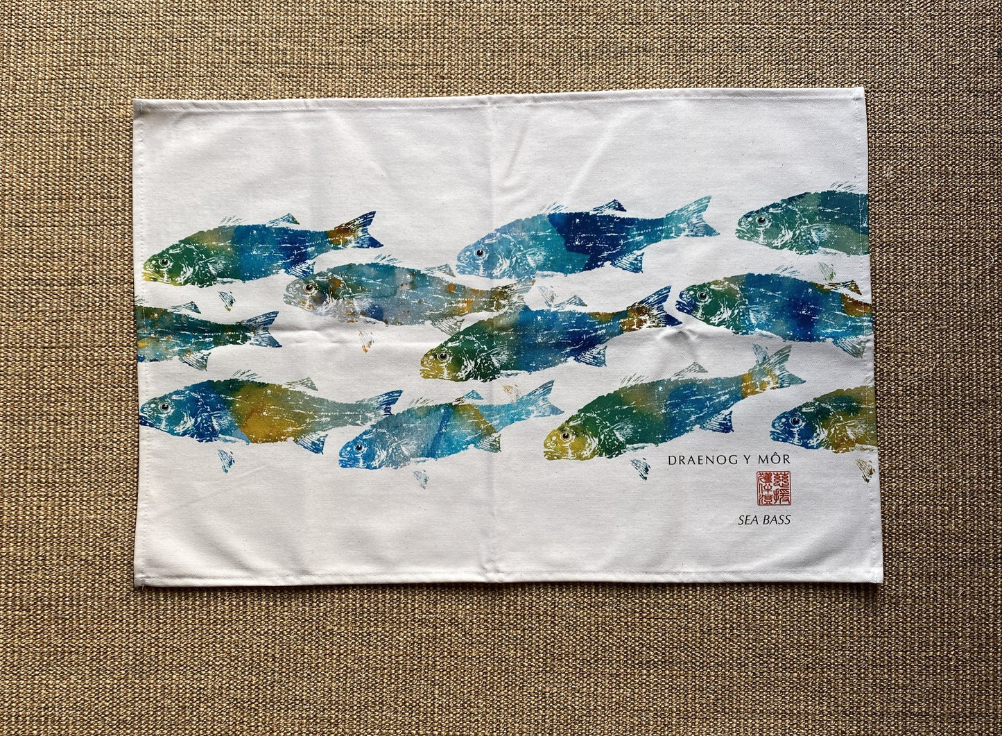 Sea Bass Kitchen Textile Gift Box