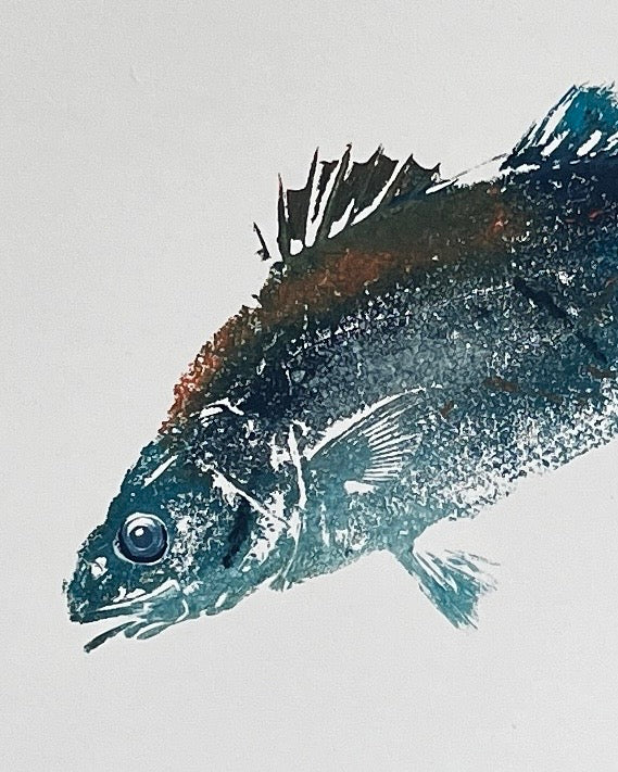 Gyotaku Fish top Art