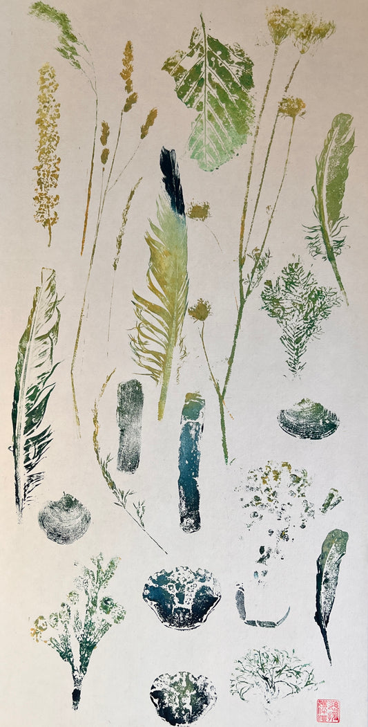 Lleiniog Beach Walk - two panels