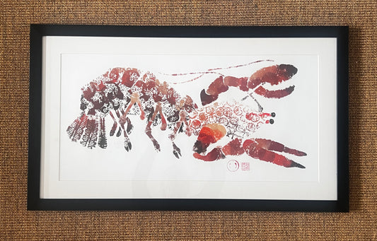 Framed Locusta Plasticus