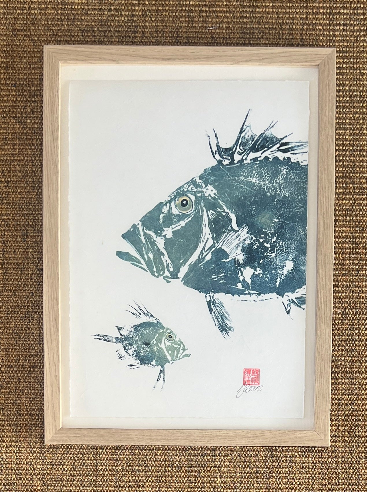 John Dory & Juvenile – Gyotaku Print