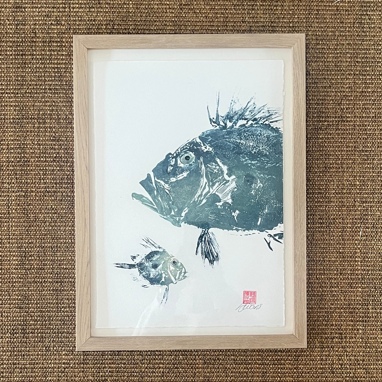 John Dory & Juvenile – Gyotaku Print