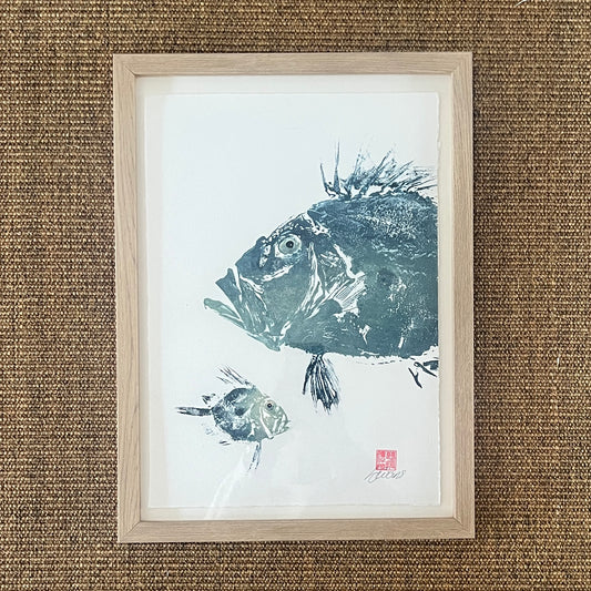 John Dory & Juvenile – Gyotaku Print