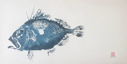 Gyotaku of John Dory