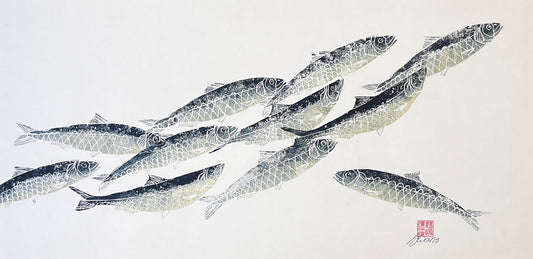 Sardine Lino Print Gyotau