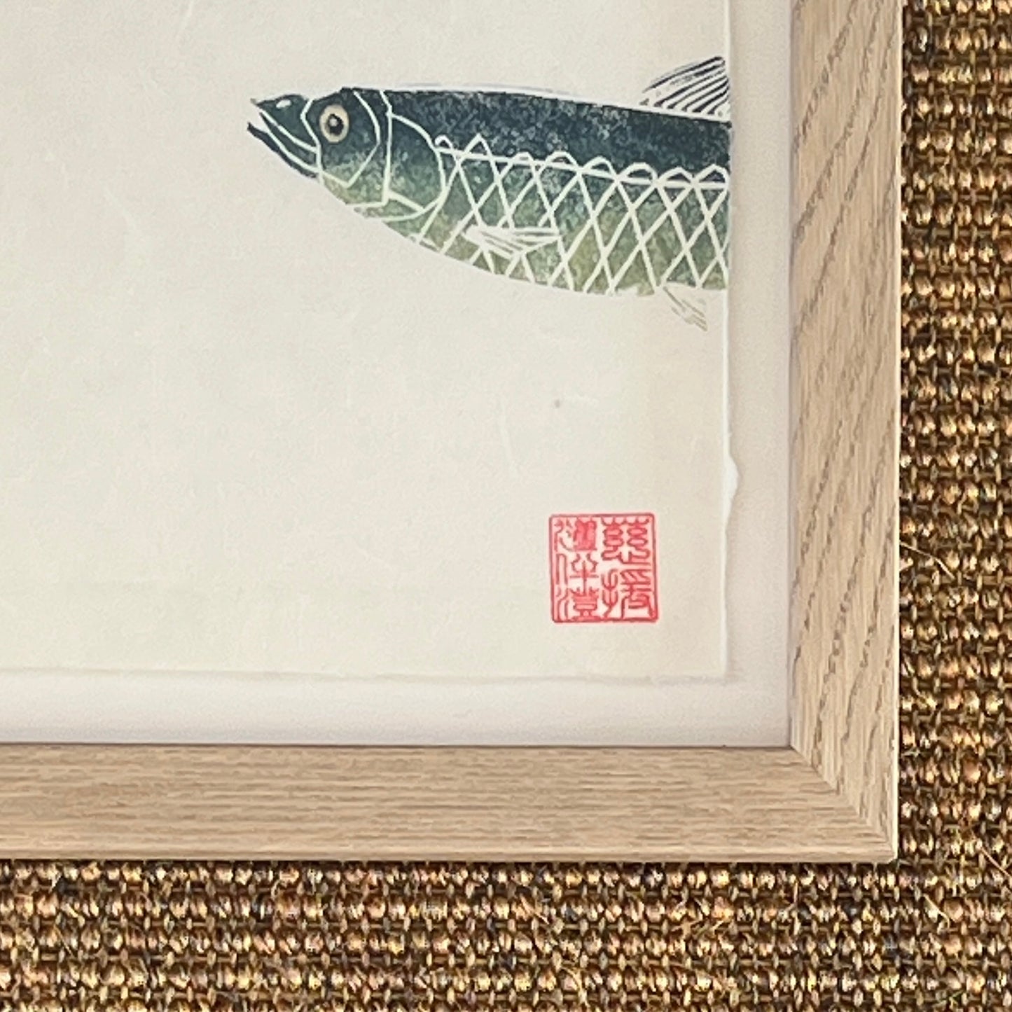 Sardine Lino Print Gyotau Number 2