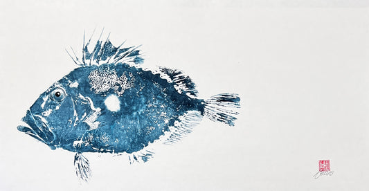 Gyotaku of John Dory