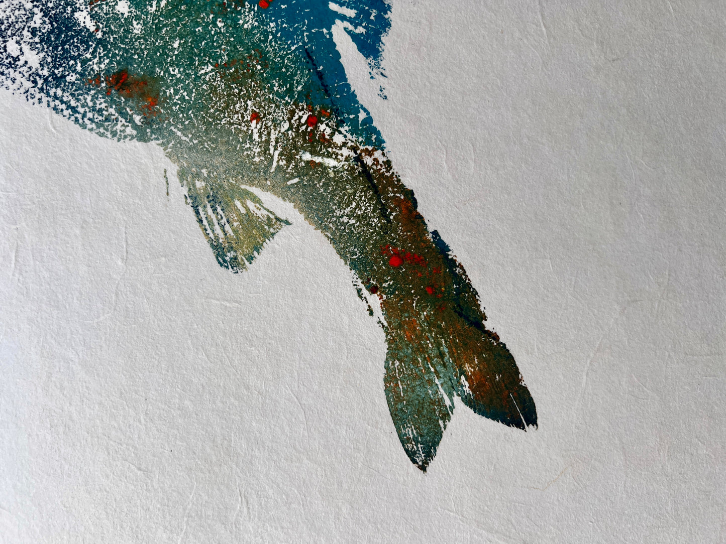 Anglesey Sea Bass Gyotaku