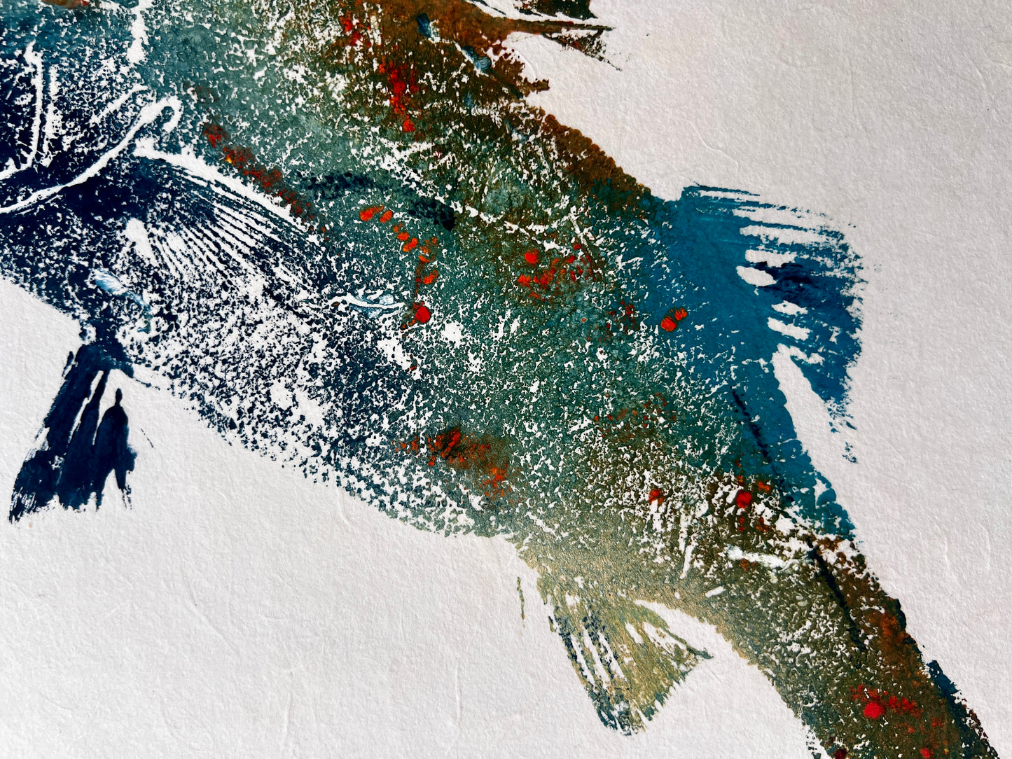 Anglesey Sea Bass Gyotaku