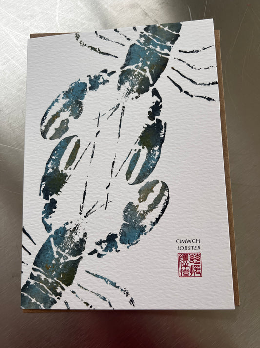 Two Lobster Greeting Card