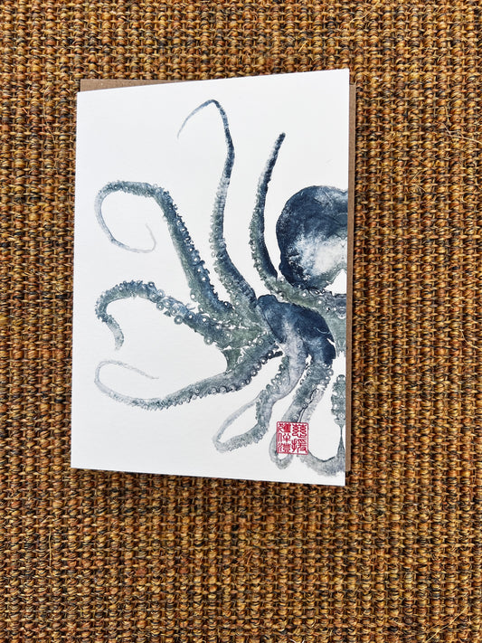 Octopus Greeting Card