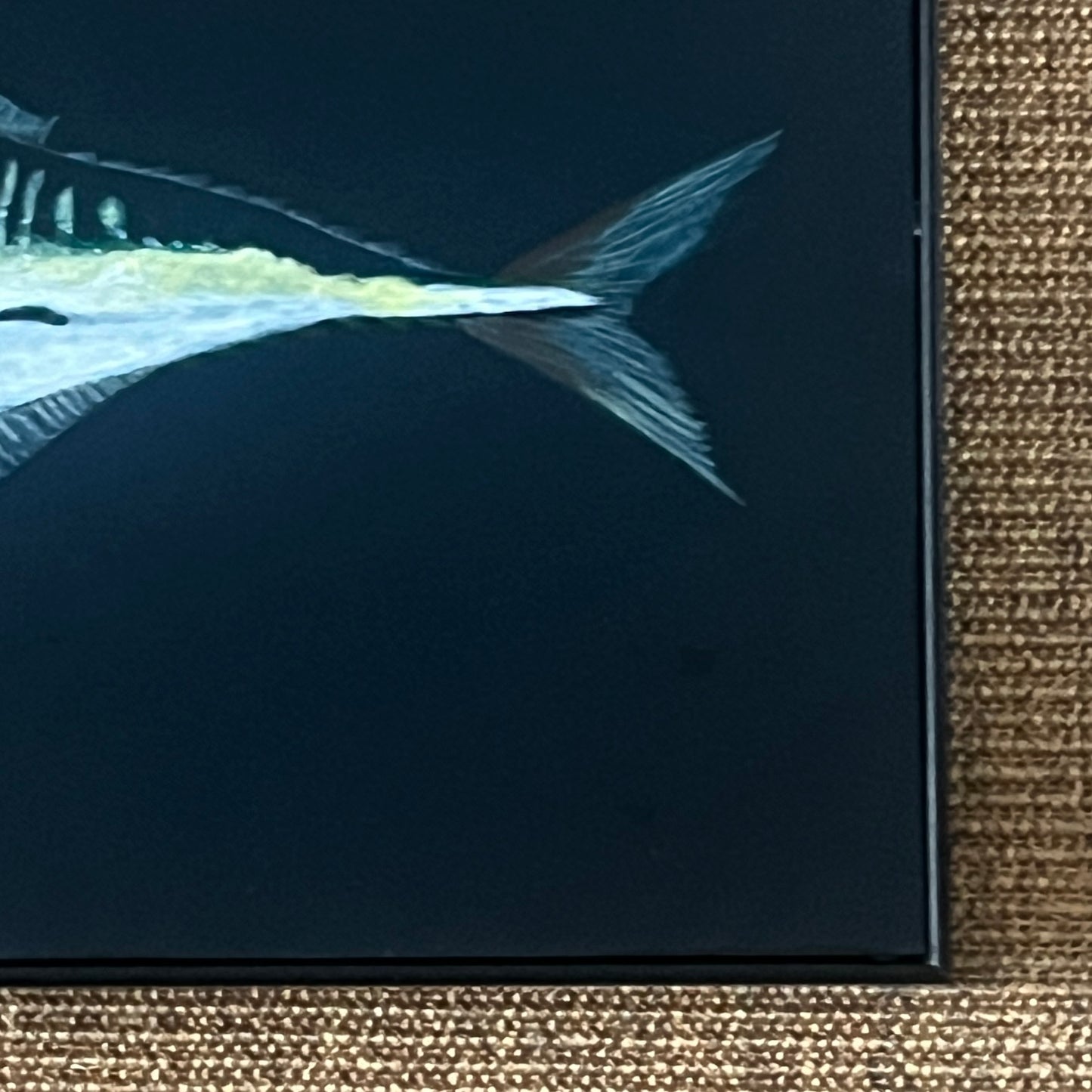 Mackerel Acrylic on Board (Framed)