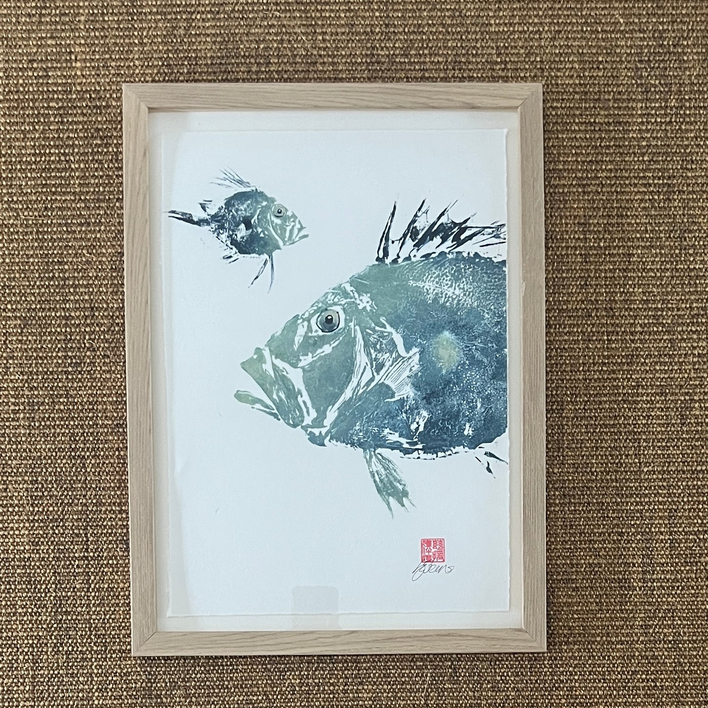 John Dory & Juvenile – Gyotaku Print