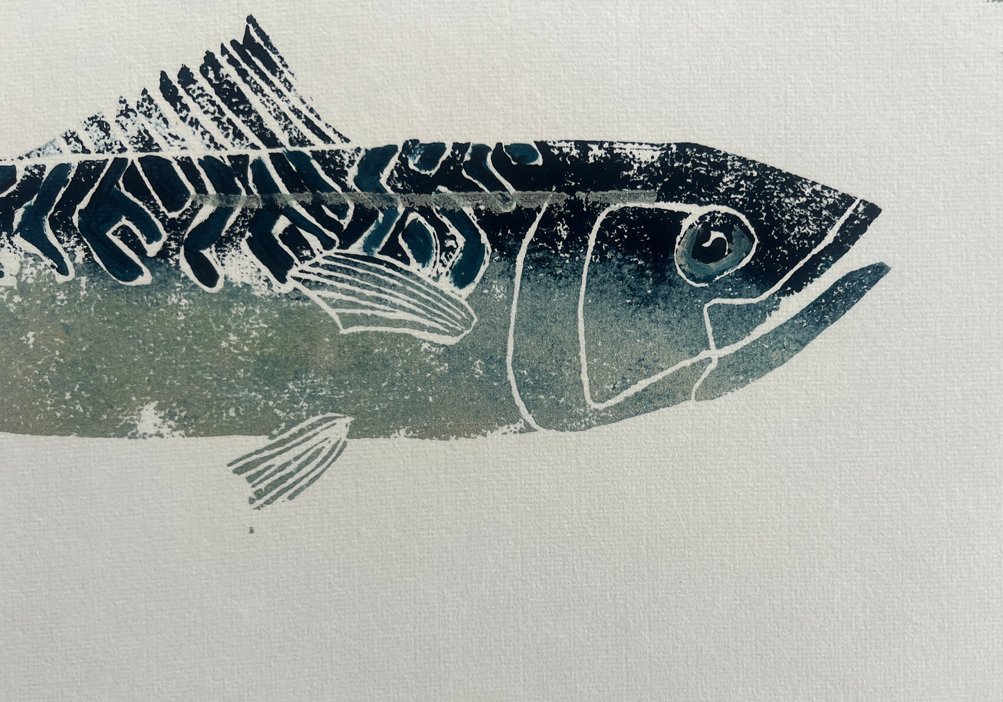 Mackerel -Linotaku Marine Wall Art