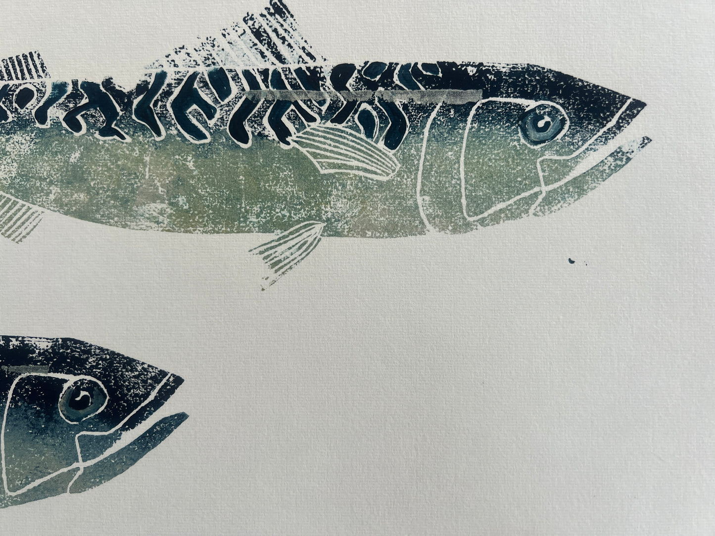 Mackerel -Linotaku Marine Wall Art