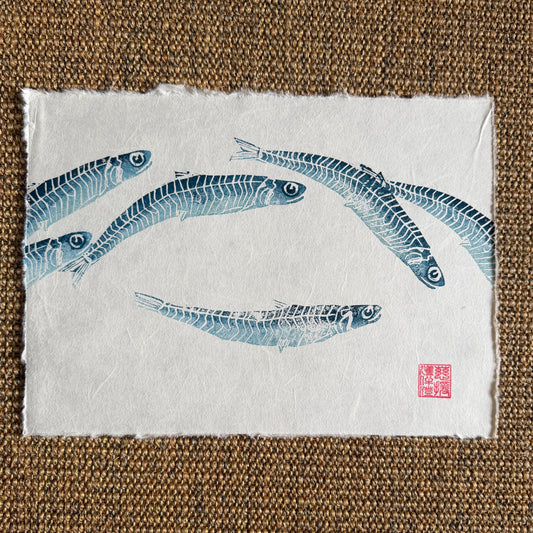 Sardine Lino Print Gyotau