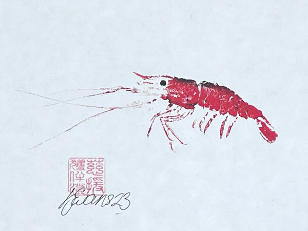 Print of Menai Strait Prawn