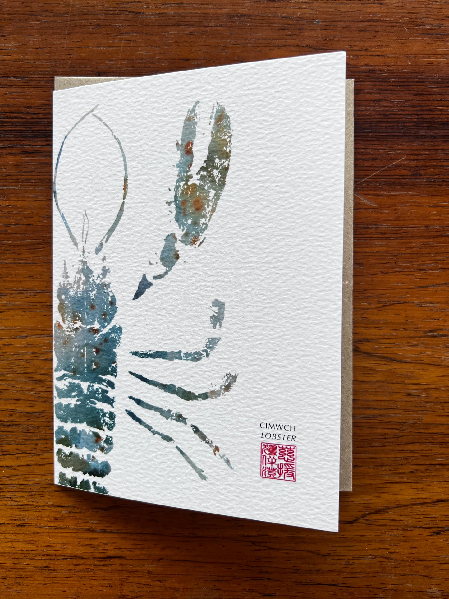 Lobster and Sea Bass Greeting Cards Set of Five